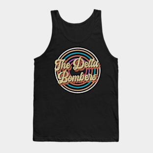 vintage circle line color The Delta Bombers Tank Top